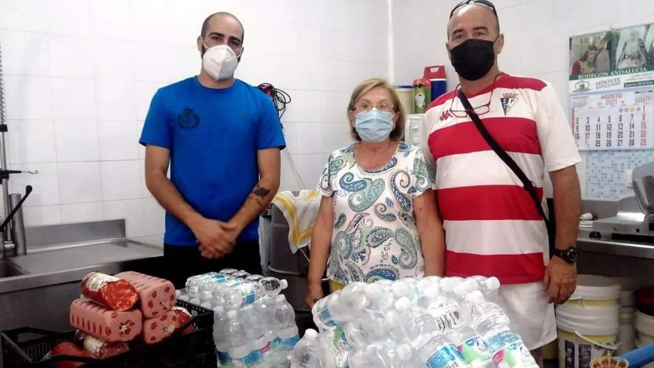Entrega de v&iacute;veres. - 
