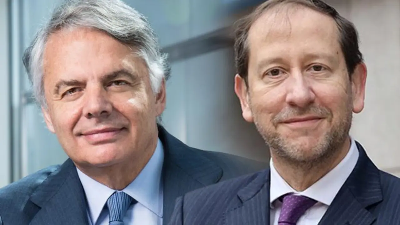 Ignacio Garralda, presidente de Mutua Madrile&ntilde;a, y Francisco Lara, presidente de Pelayo - ai