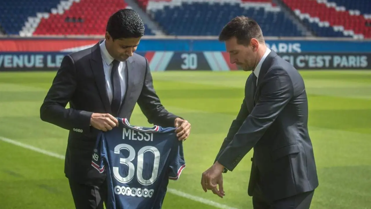 Messi, en Par&iacute;s. - EFE