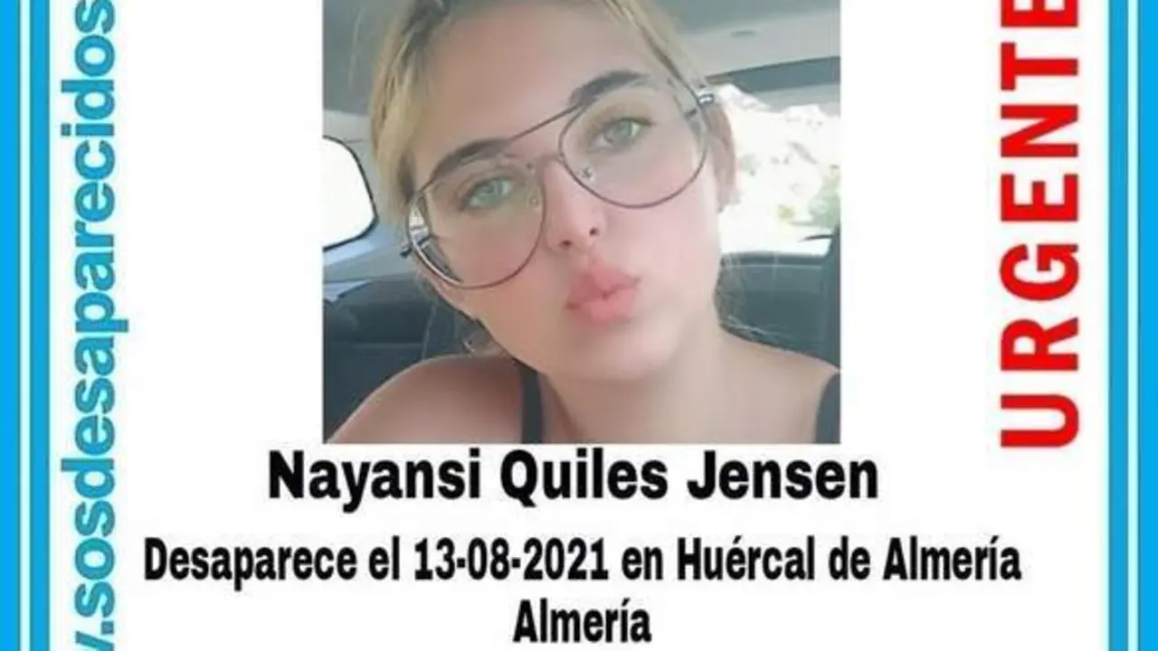 El cartel de b&uacute;squeda de la menor desaparecida. - SOSDESAPARECIDOS