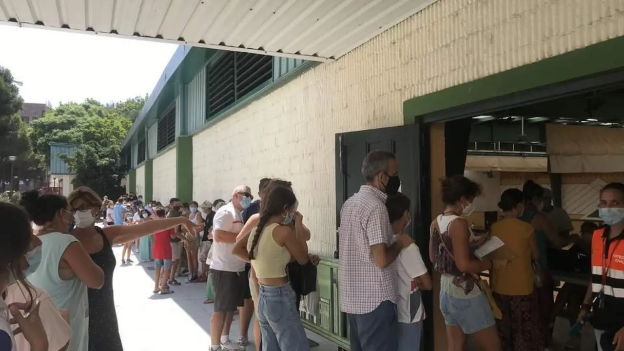 Vacunaci&oacute;n de este martes pasado. - 