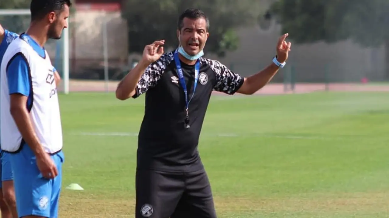Jos&eacute; P&eacute;rez Herrera, durante un entrenamiento de esta pretemporada. - xerezdfc.com
