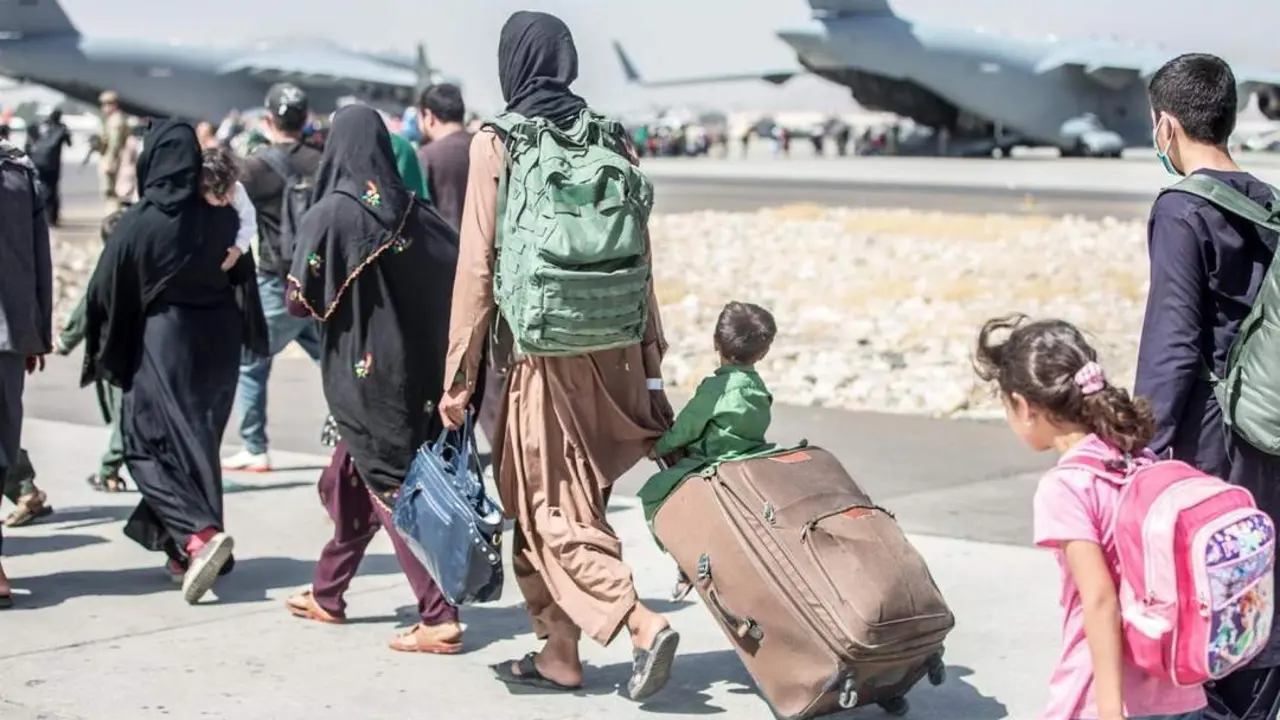 Aeropuerto de Kabul. - EFE