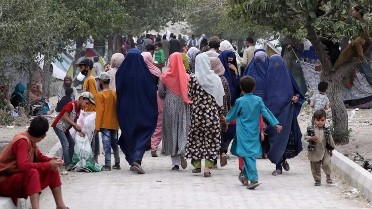 Campamento en Kabul. - EFE