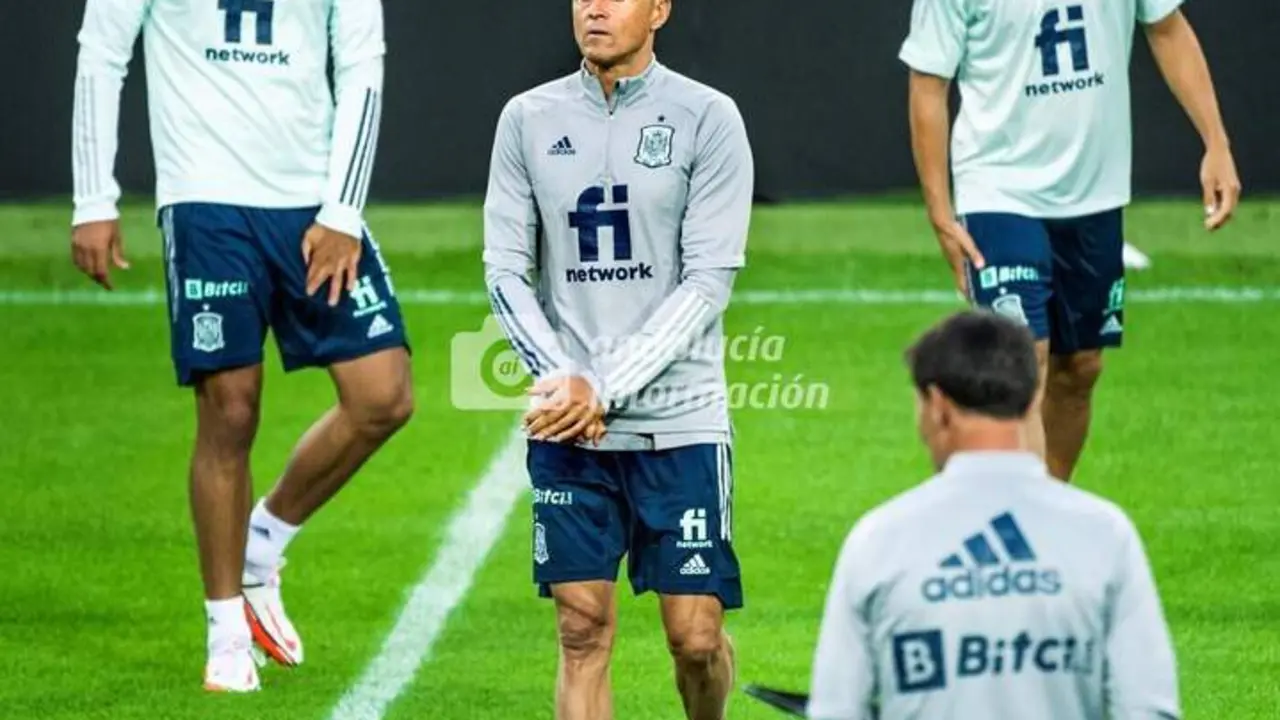 Entrenamiento de Espa&ntilde;a. - EFE