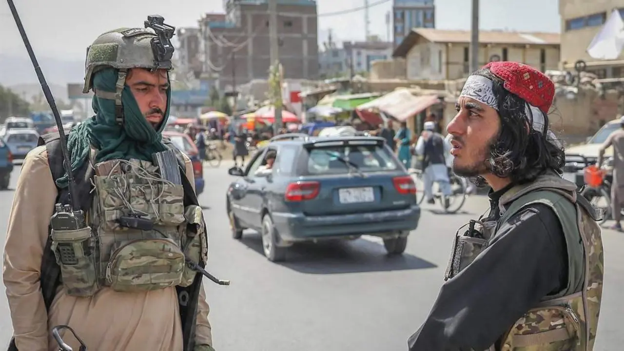 Talibanes en Kabul. - EFE/EPA/STRINGER