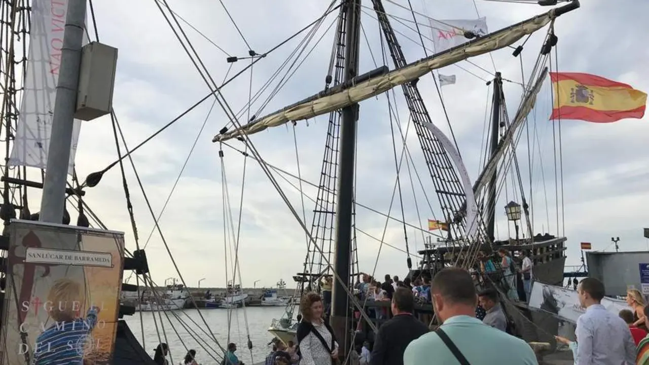R&eacute;plica de la Nao Victoria en Bonanza. - Informaci&oacute;n.