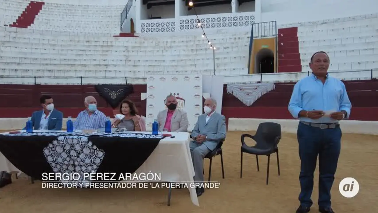 Cartel de toreros artistas en la plaza de toros de La Isla en homenaje a Rafael Ortega