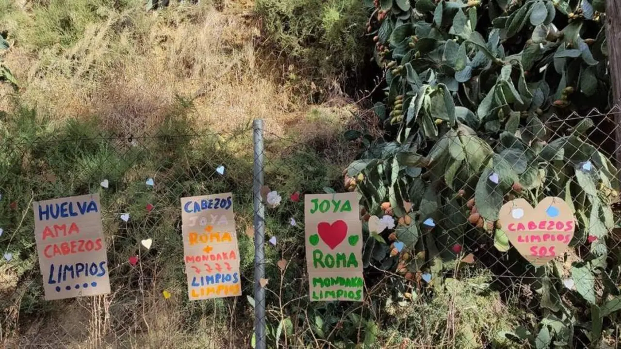 Carteles de apoyo a los cabezos. - HUELVA TE MIRA