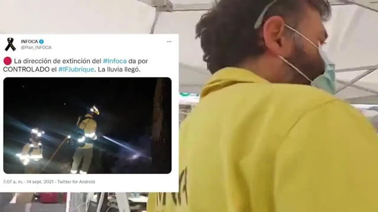 El Infoca da por controlado el incendio en Sierra Bermeja