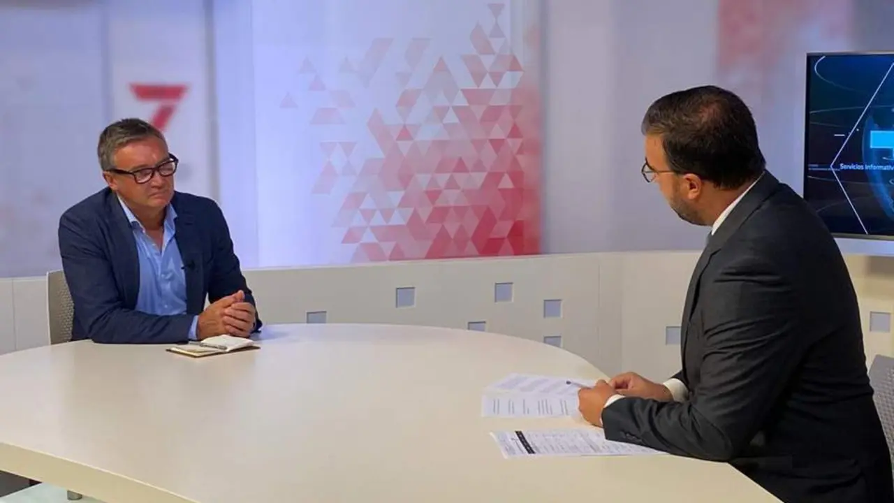 Manuel Gavira en el informativo de 7TV. - AI