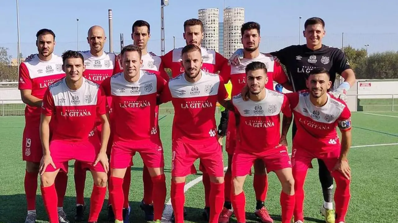 Once inicial que present&oacute; la UD Algaida en su visita a Los Cortijillos - Ra&uacute;l J. Bustillos