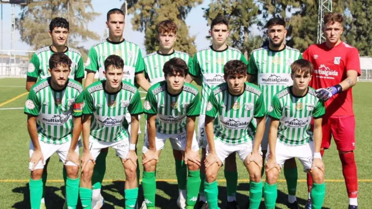 Once inicial que present&oacute; el equipo juvenil A del Atl&eacute;tico Sanluque&ntilde;o en Trebujena - ASCF