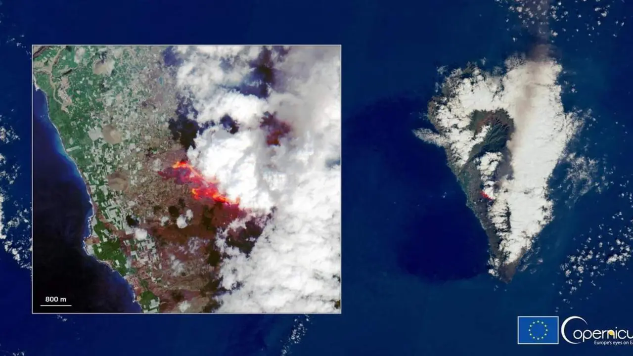 Volc&aacute;n de La Palma. - EFE