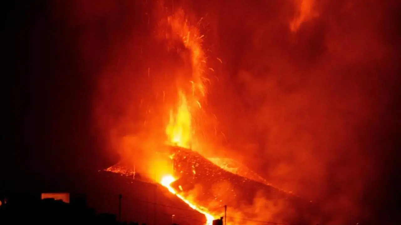 Volc&aacute;n en La Palma. - EFE