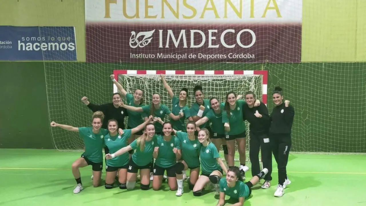 Las jugadoras del Itea C&oacute;rdoba celebrando su victoria ante el Murcia el pasado s&aacute;bado - 