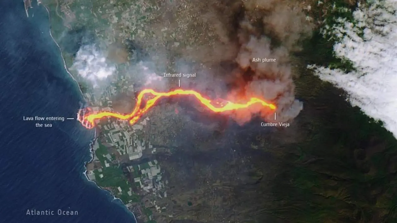 Imagen del sat&eacute;lite europeo de monitorizaci&oacute;n terrestre Copernicus, - EFE