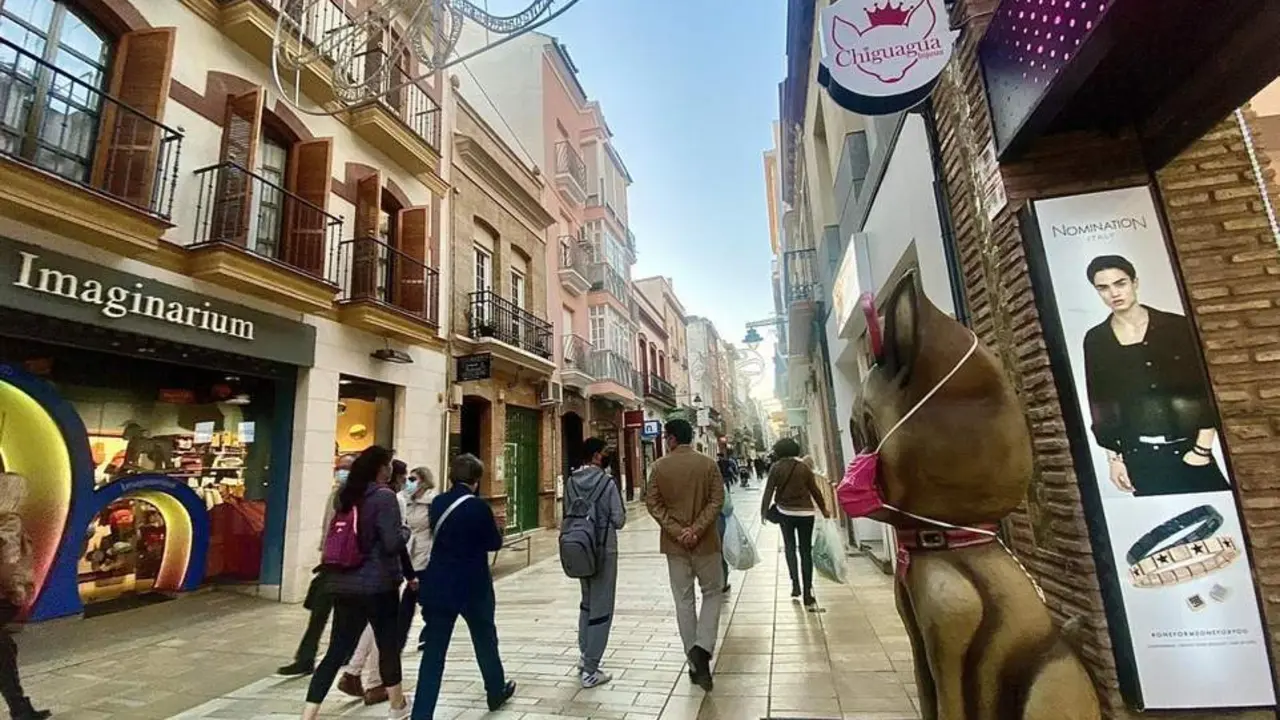 Calle del centro de Huelva. - VH