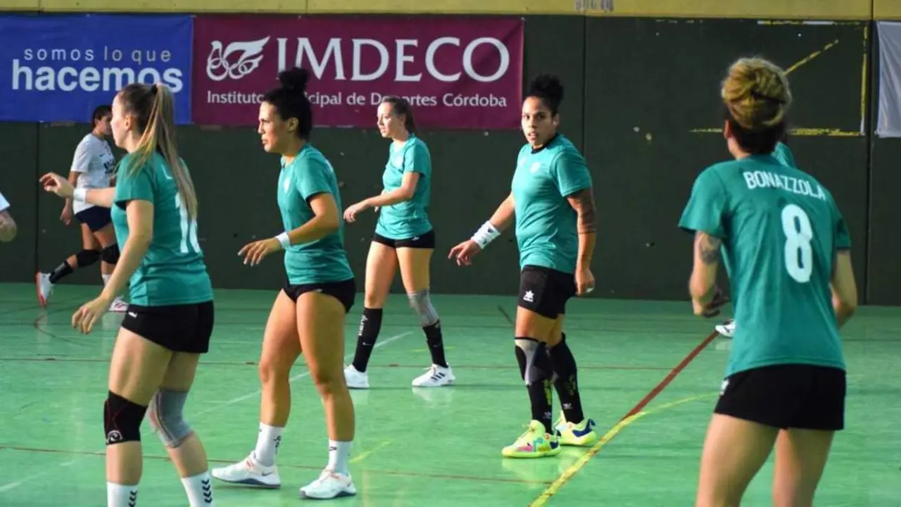Las jugadoras del Itea C&oacute;rdoba durante un partido - 