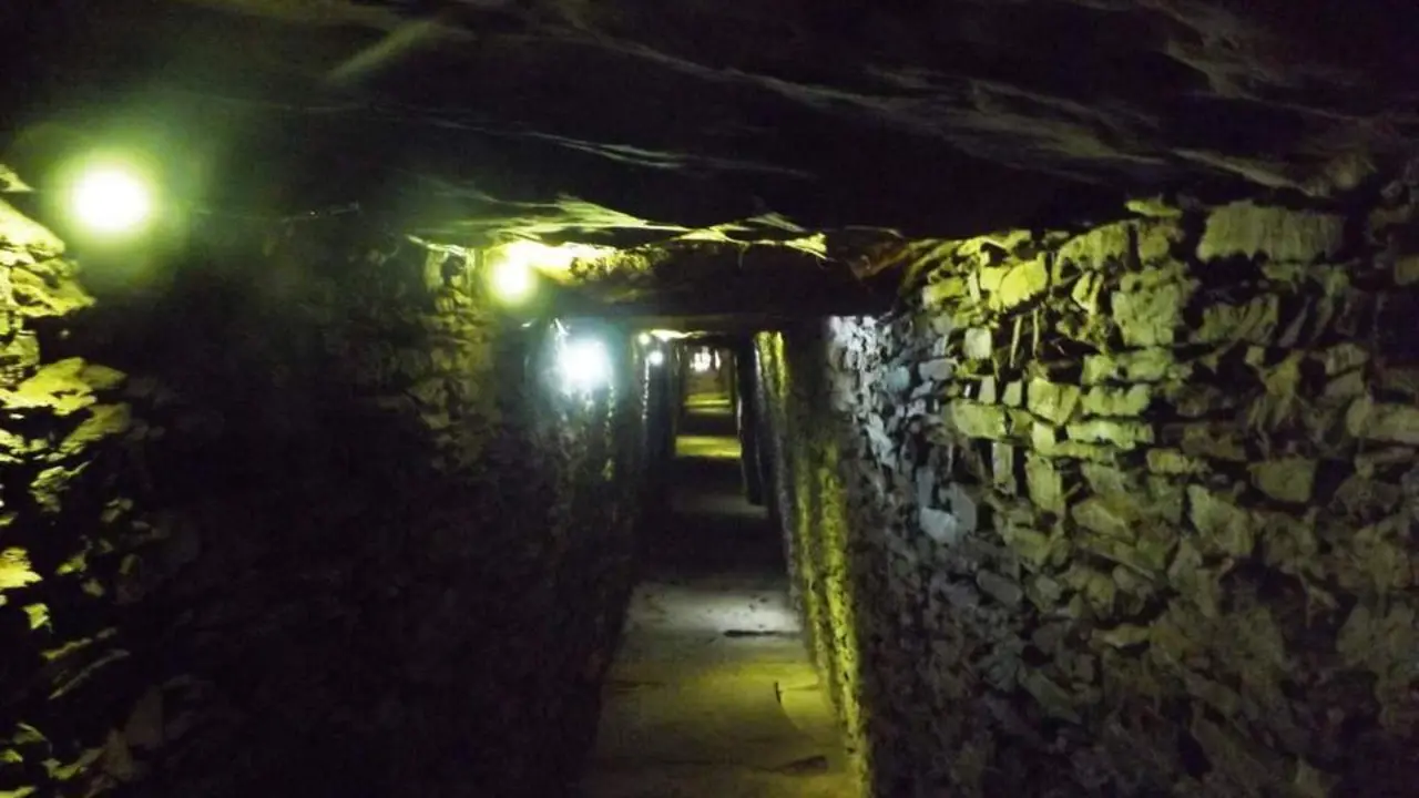 Corredor del dolmen de la Pastora. - ep