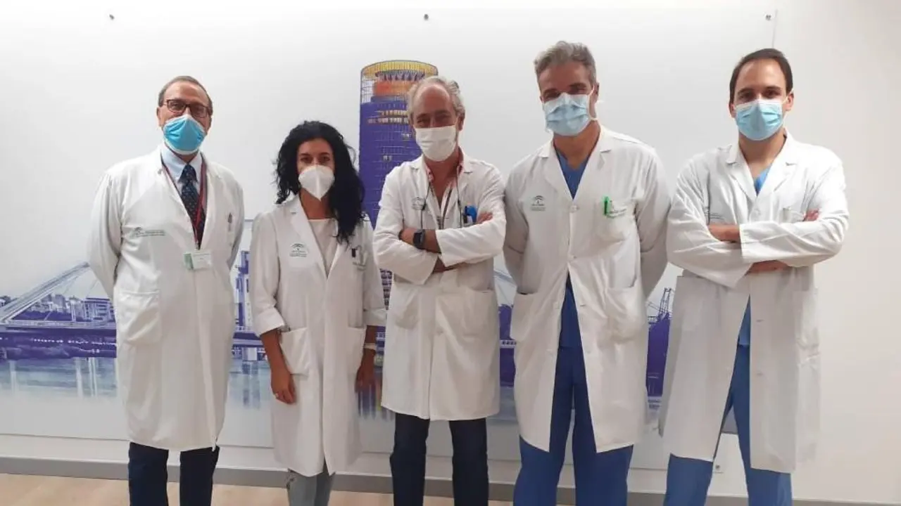 Parte del equipo de Cirug&iacute;a General del Hospital Macarena. - HUVM