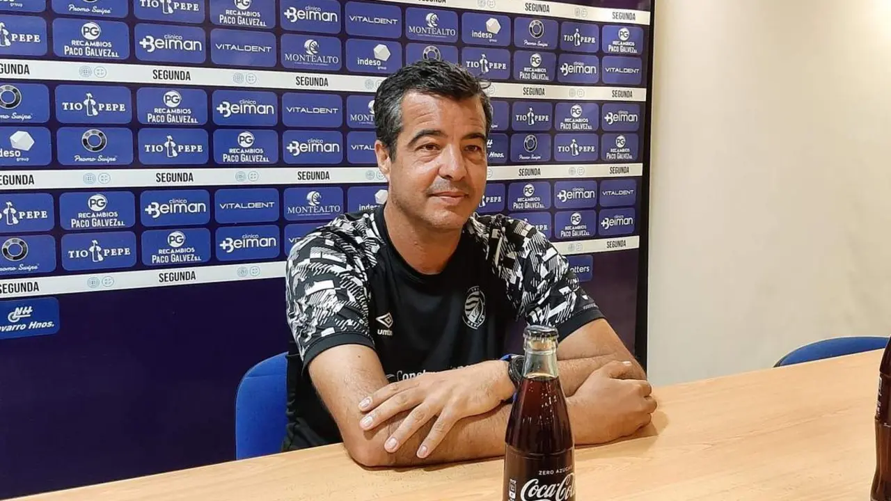 P&eacute;rez Herrera, durante la rueda de prensa de este viernes. - Viva Jerez