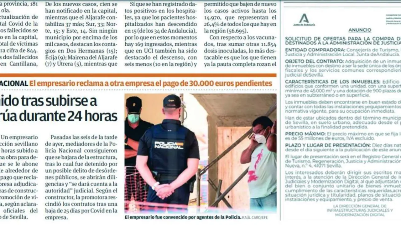 El anuncio publicado en el Viva el pasado 9 de septiembre. - Viva