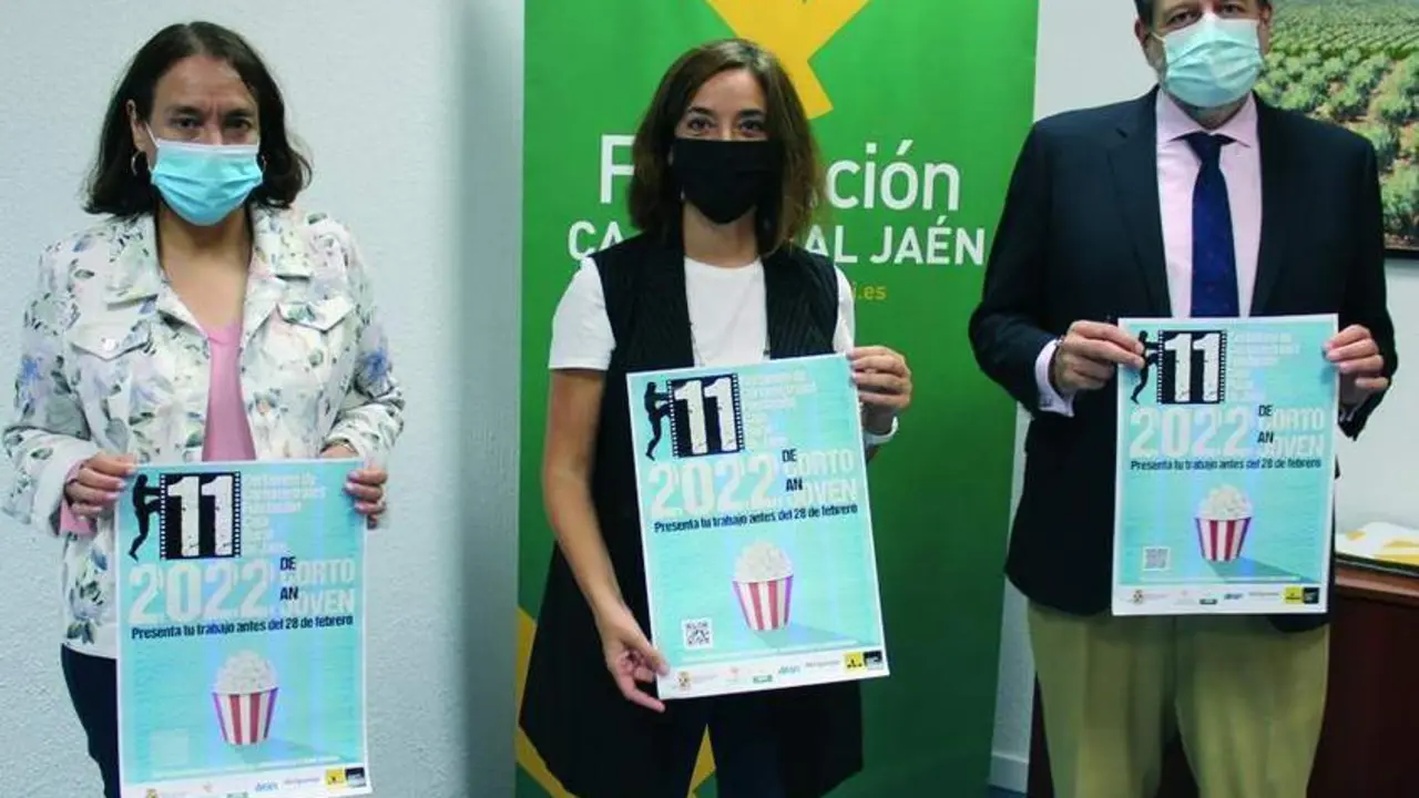 Mar&iacute;a Luisa Grande, Eva Funes y Luis Jes&uacute;s Garc&iacute;a-Lomas en la presentaci&oacute;n del XI?Certamen.   - Viva Ja&eacute;n.
