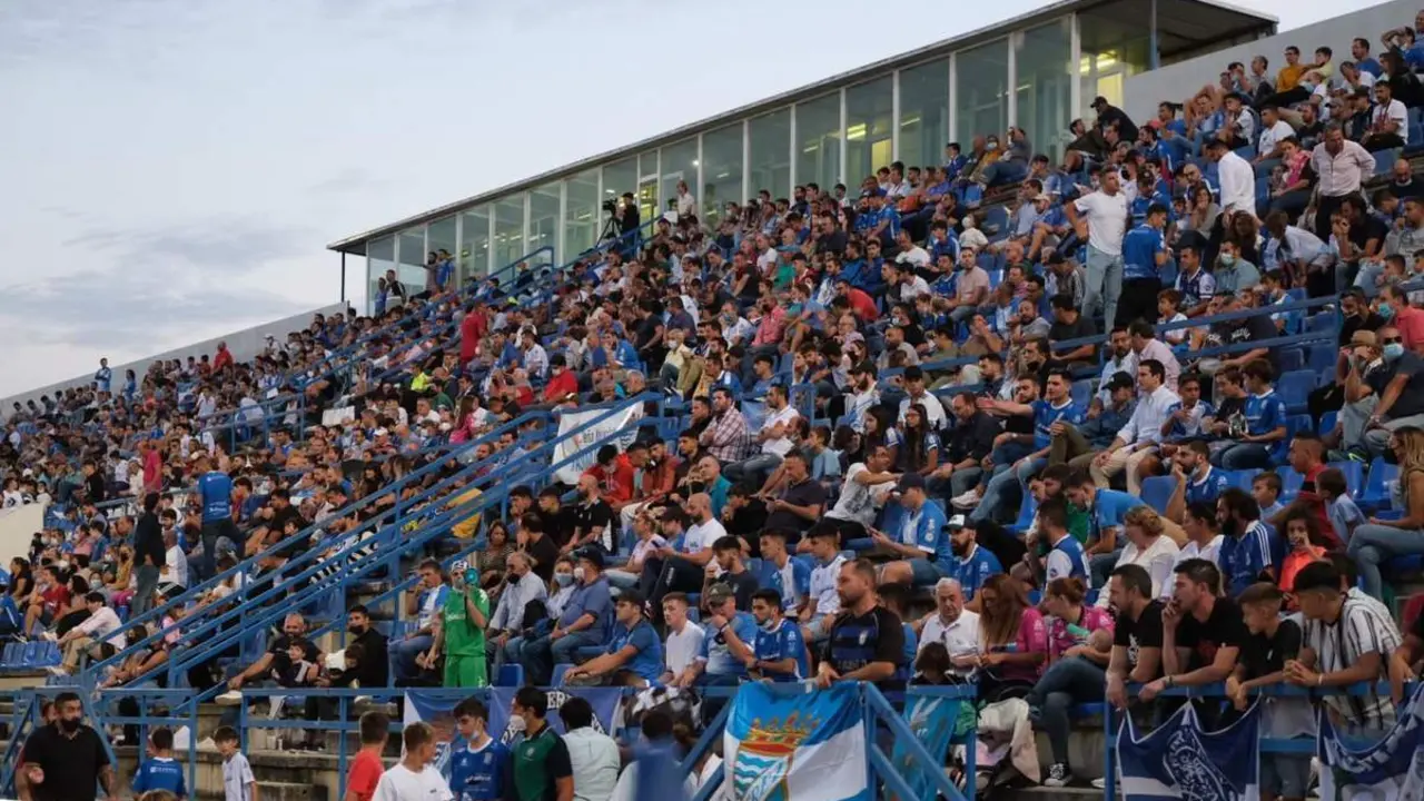 Grada del Pedro S. Garrido, durante el partido del pasado domingo. - Cristo Garc&iacute;a