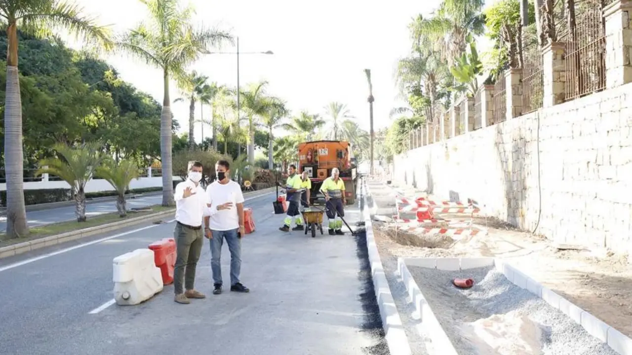 Visita a las obras. - Ayuntamiento