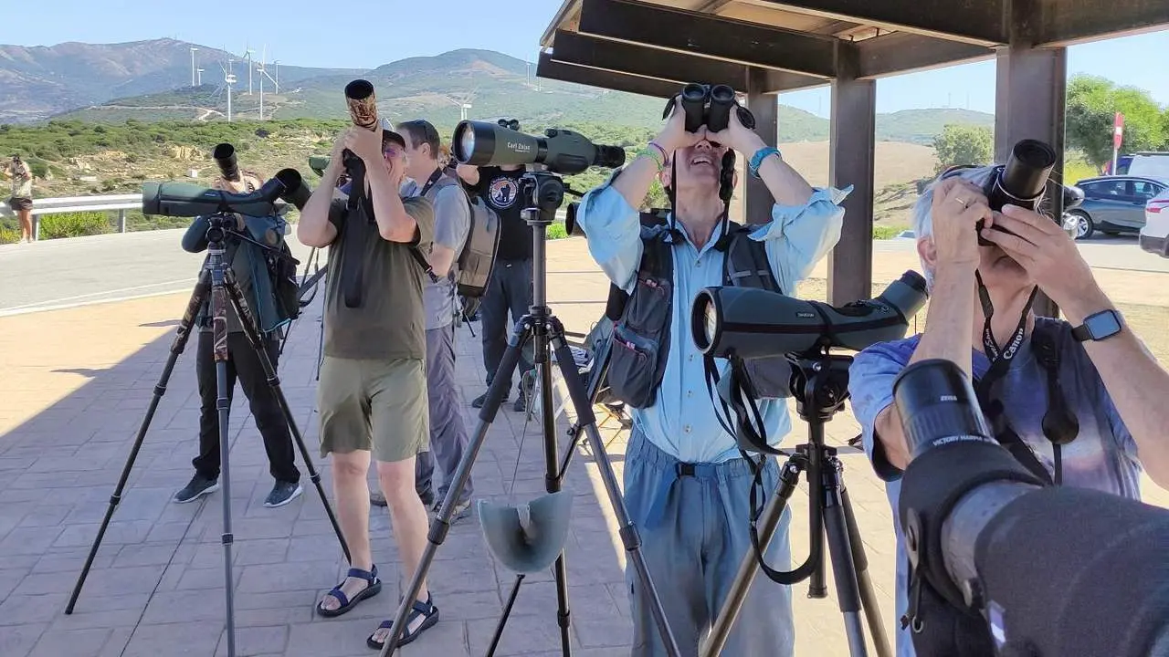 Actividad en el observatorio de Cazalla, en Tarifa. - A. I.