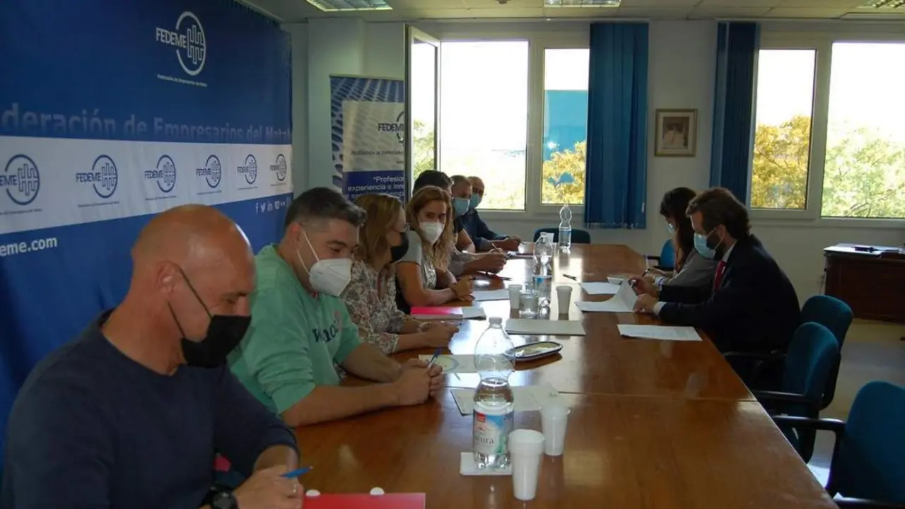 Firma del preacuerdo para el convenio colectivo siderometal&uacute;rgico. - FEDEME