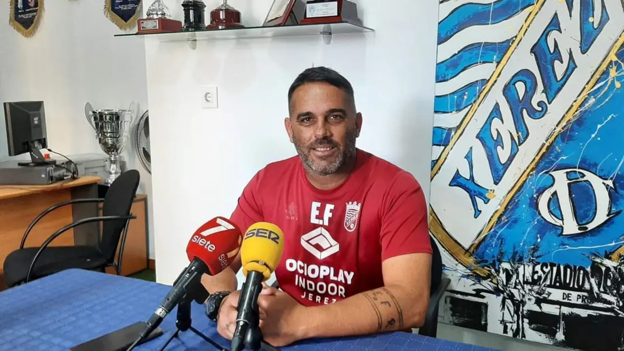 Emilio Fajardo, este martes durante la rueda de prensa. - Viva Jerez