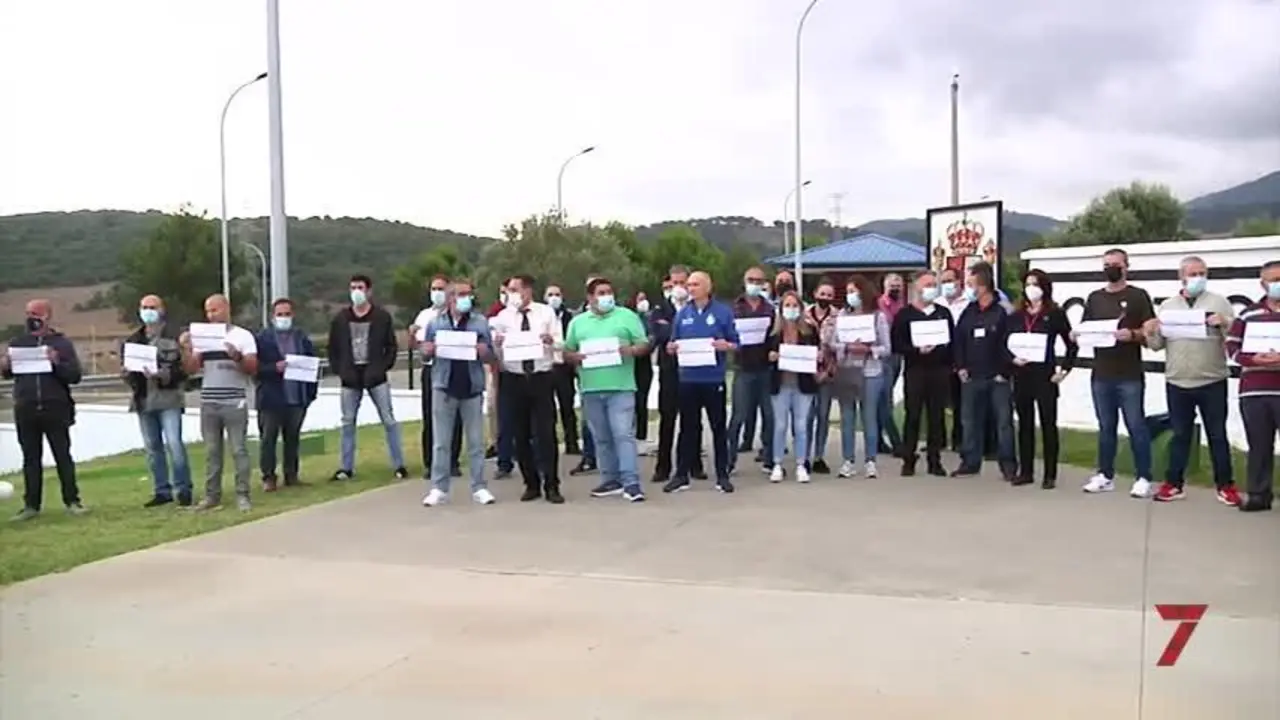 Funcionarios de prisiones protestan en Algeciras contra las agresiones de presos