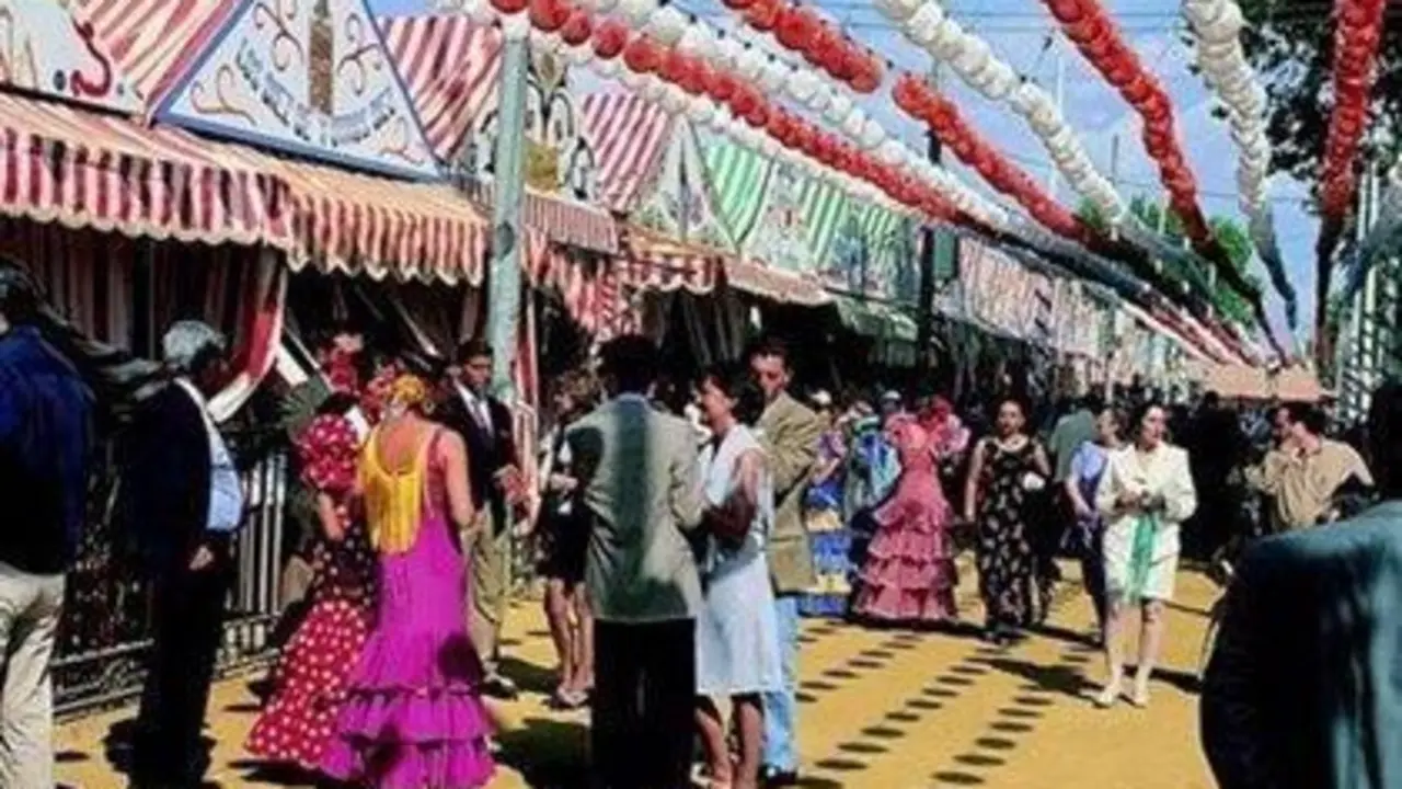 Foto de archivo de la Feria de Abril de Sevilla. - EUROPA PRESS