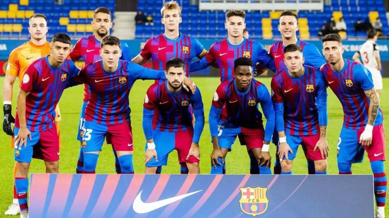 Once inicial del Barcelona B ante el Sevilla Atl&eacute;tico - V&iacute;ctor Salgado (FC Barcelona)