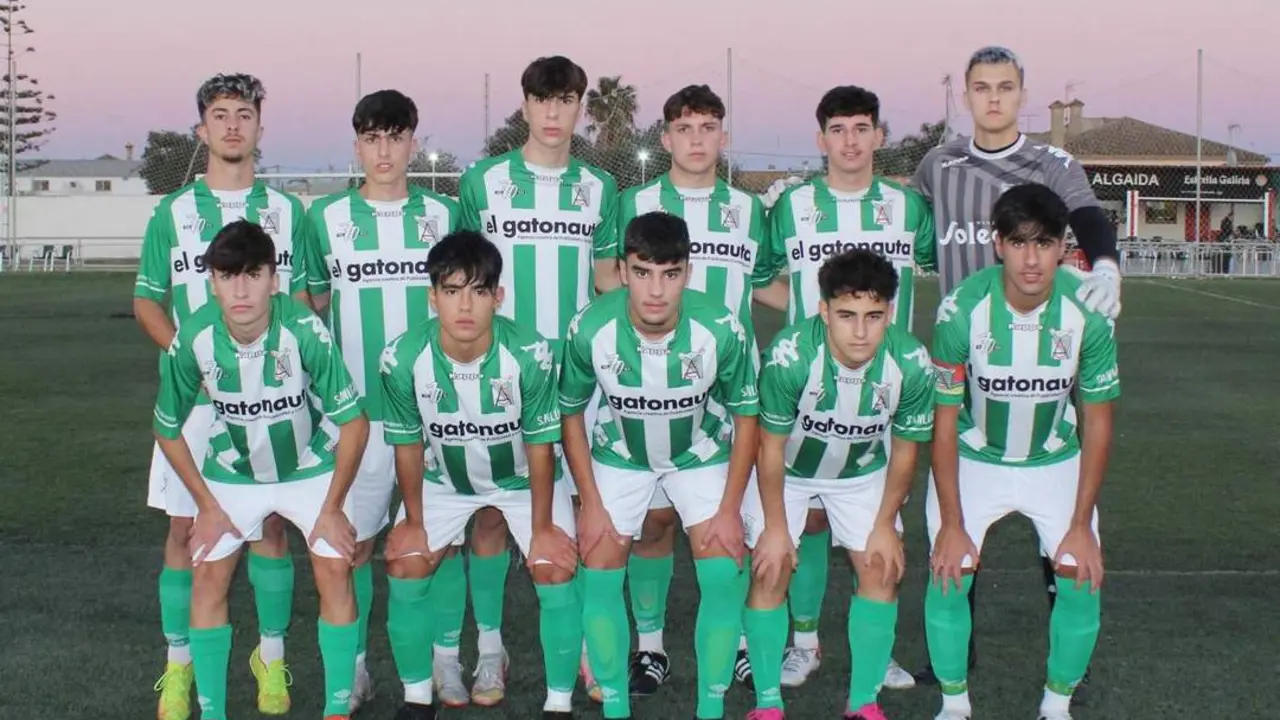Once inicial que present&oacute; el equipo juvenil B del Atl&eacute;tico Sanluque&ntilde;o ante el Bal&oacute;n de C&aacute;diz - Ra&uacute;l J. Bustillos