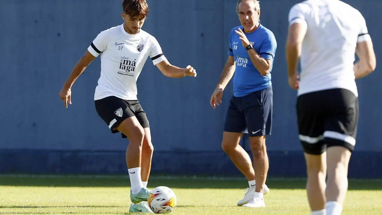 Entrenamiento para recibir al Tenerife. - M&aacute;laga CF