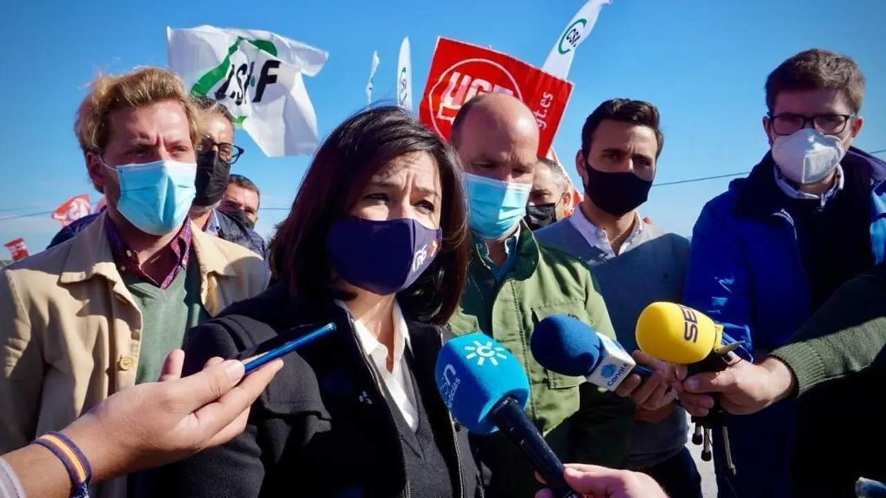 Virginia P&eacute;rez en Mor&oacute;n. - PP