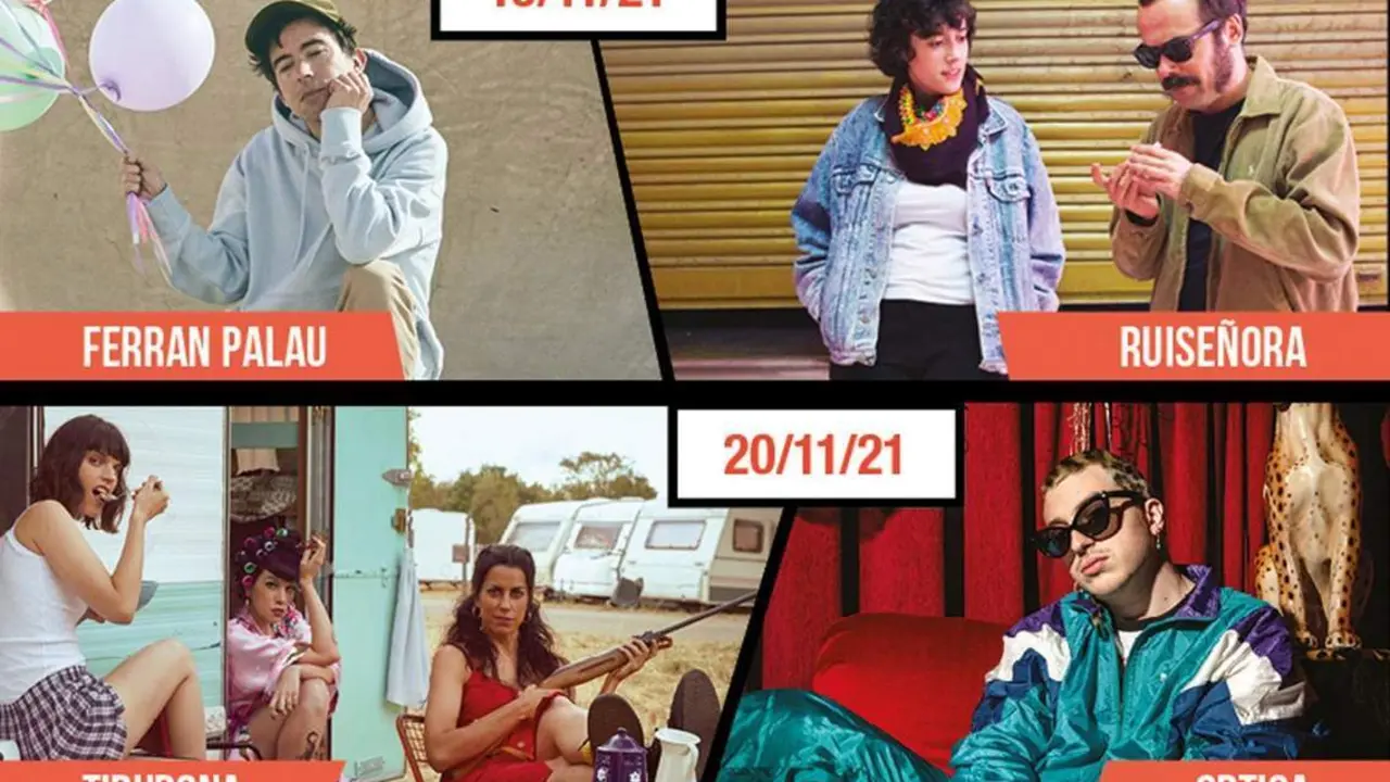 Los cuatro artistas presentados por AIE. - Cedida