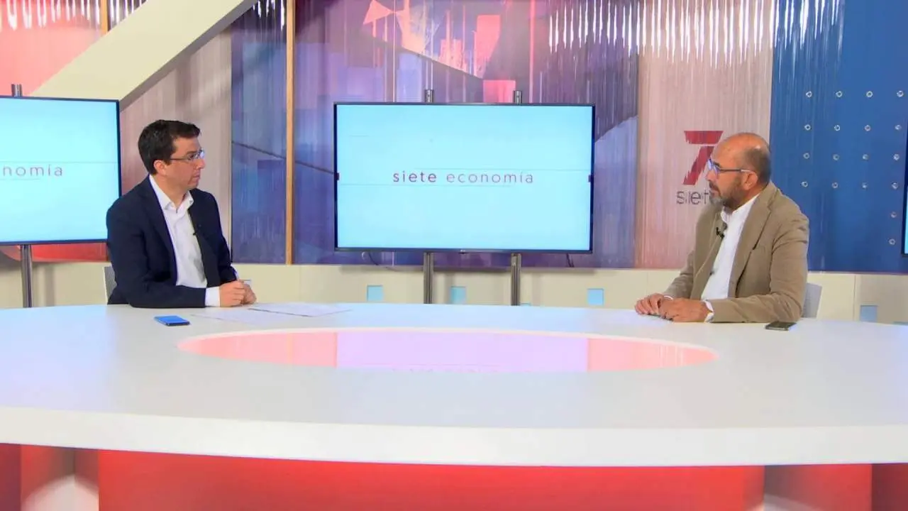 El presidente del Observatorio Econ&oacute;mico de Andaluc&iacute;a, Francisco Ferrado, en '7 Econom&iacute;a'. - Fran de la Rosa