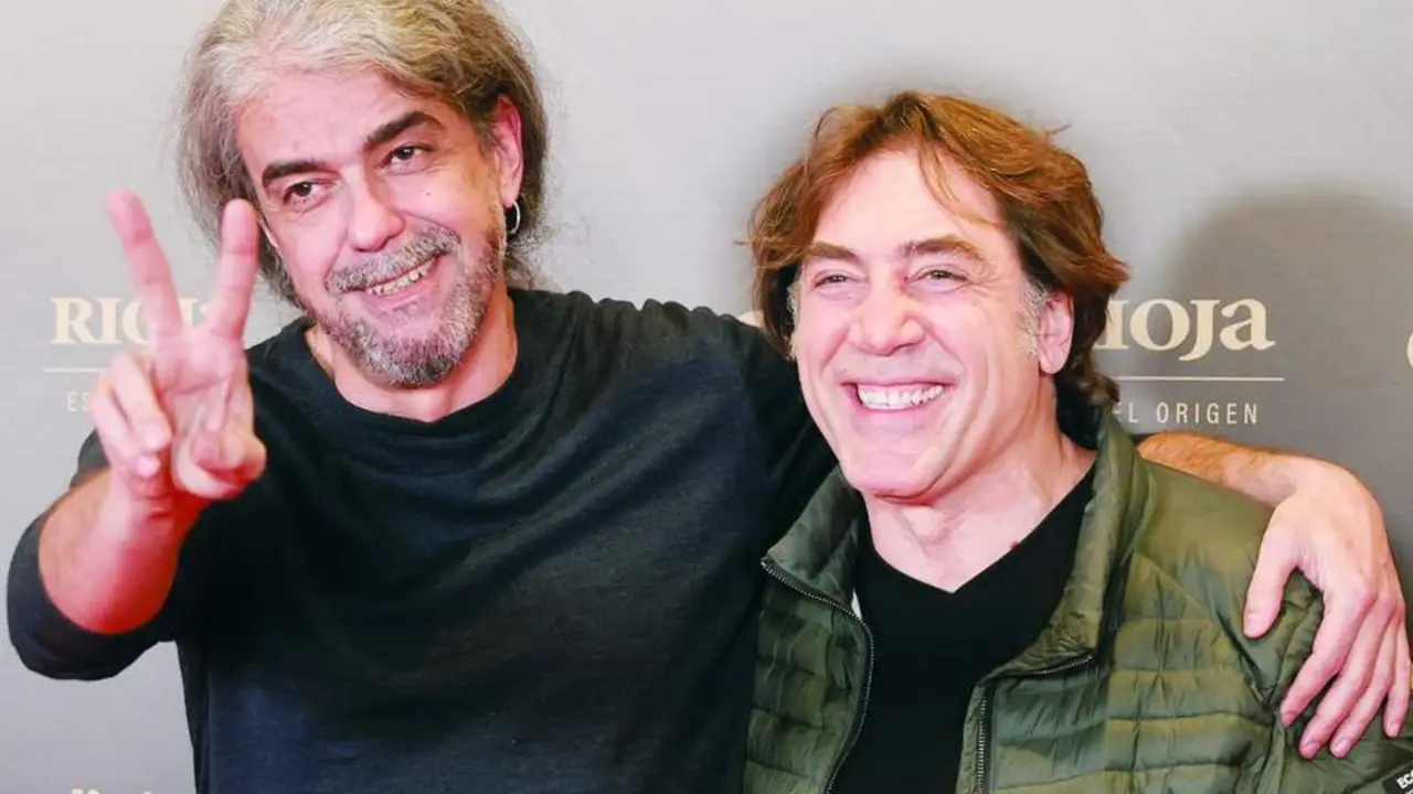 Le&oacute;n de Aranoa junto a Javier Bardem - Efe