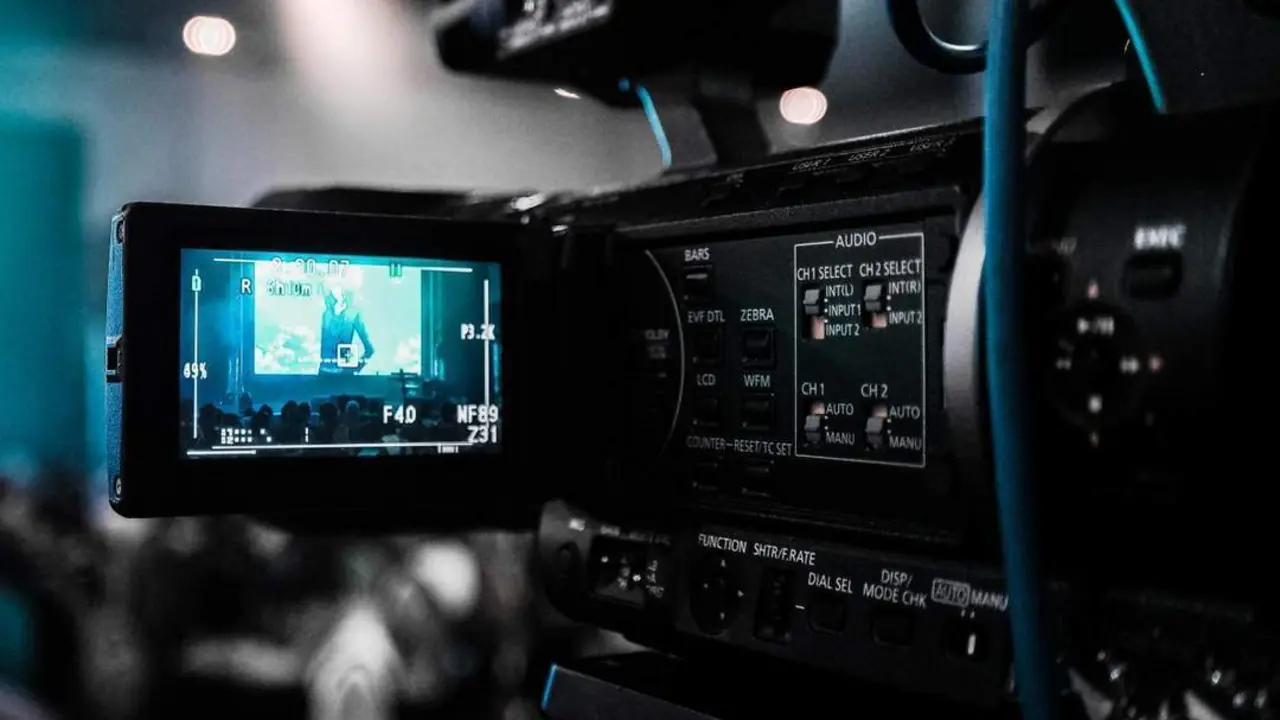 C&aacute;mara de cine. - Pexels