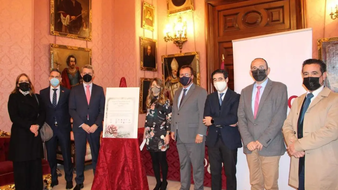 El delegado del Distrito Casco Antiguo, Juan Carlos Cabrera, en la presentaci&oacute;n de la campa&ntilde;a 