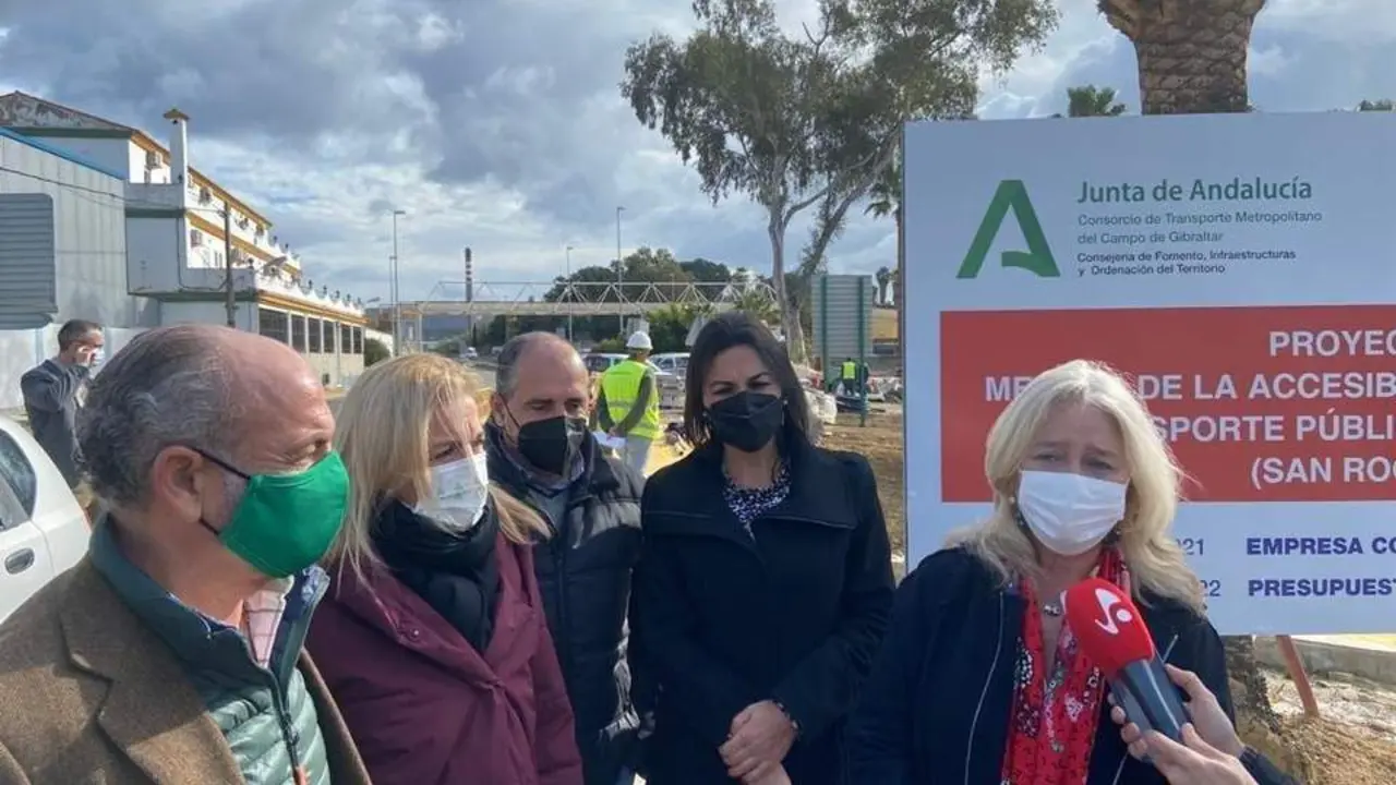 Colombo, con representantes municipales y de la Junta en Taraguilla. - AI