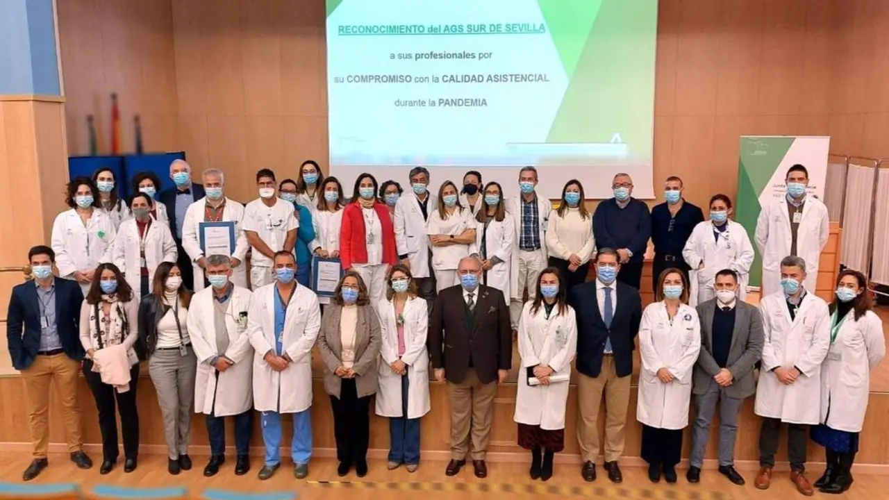 Acto de reconocimiento a los profesionales del &Aacute;rea Sanitaria Sur de Sevilla por su compromiso con la calidad. - JUNTA ANDALUC&Iacute;A