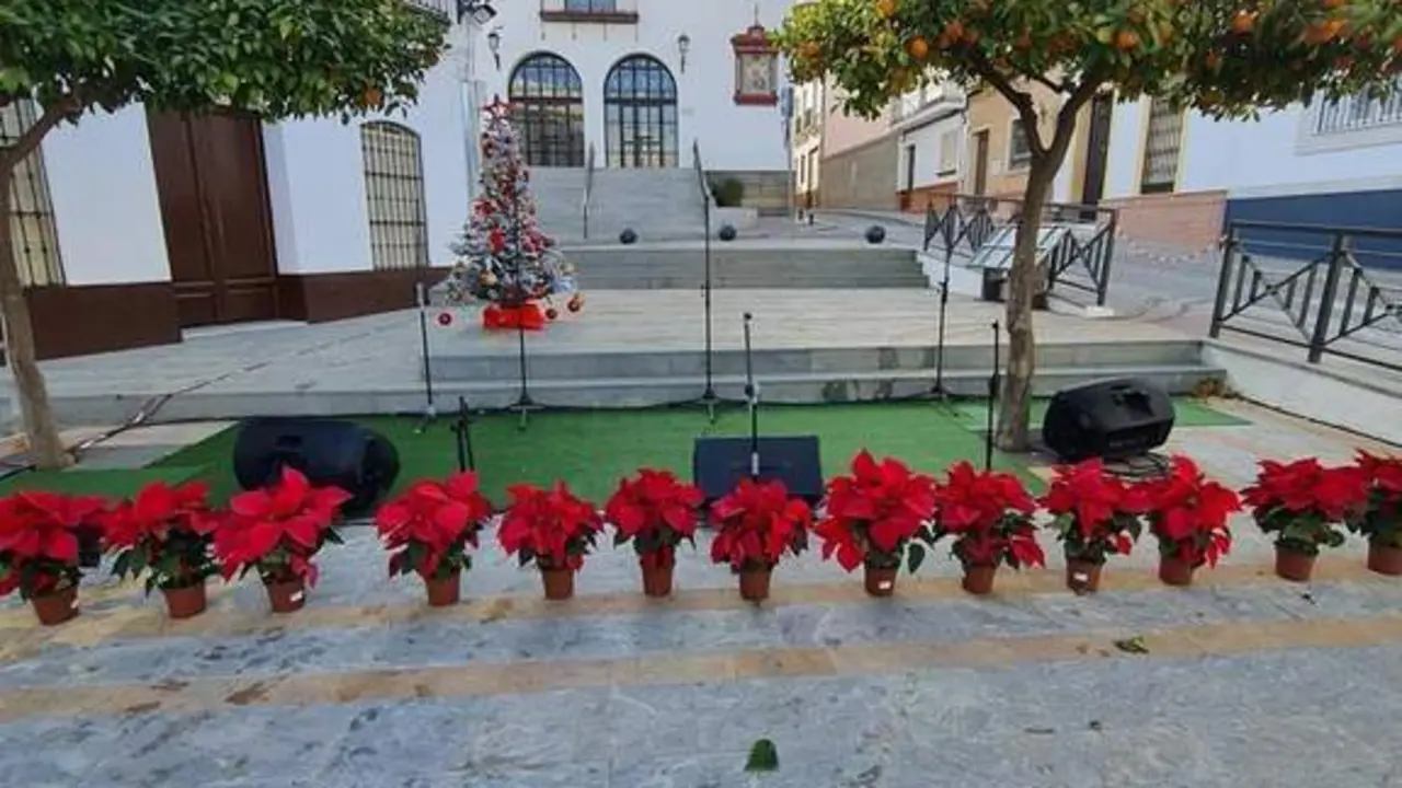 Plaza de El Viso en Navidad. - EL VISO DEL ALCOR