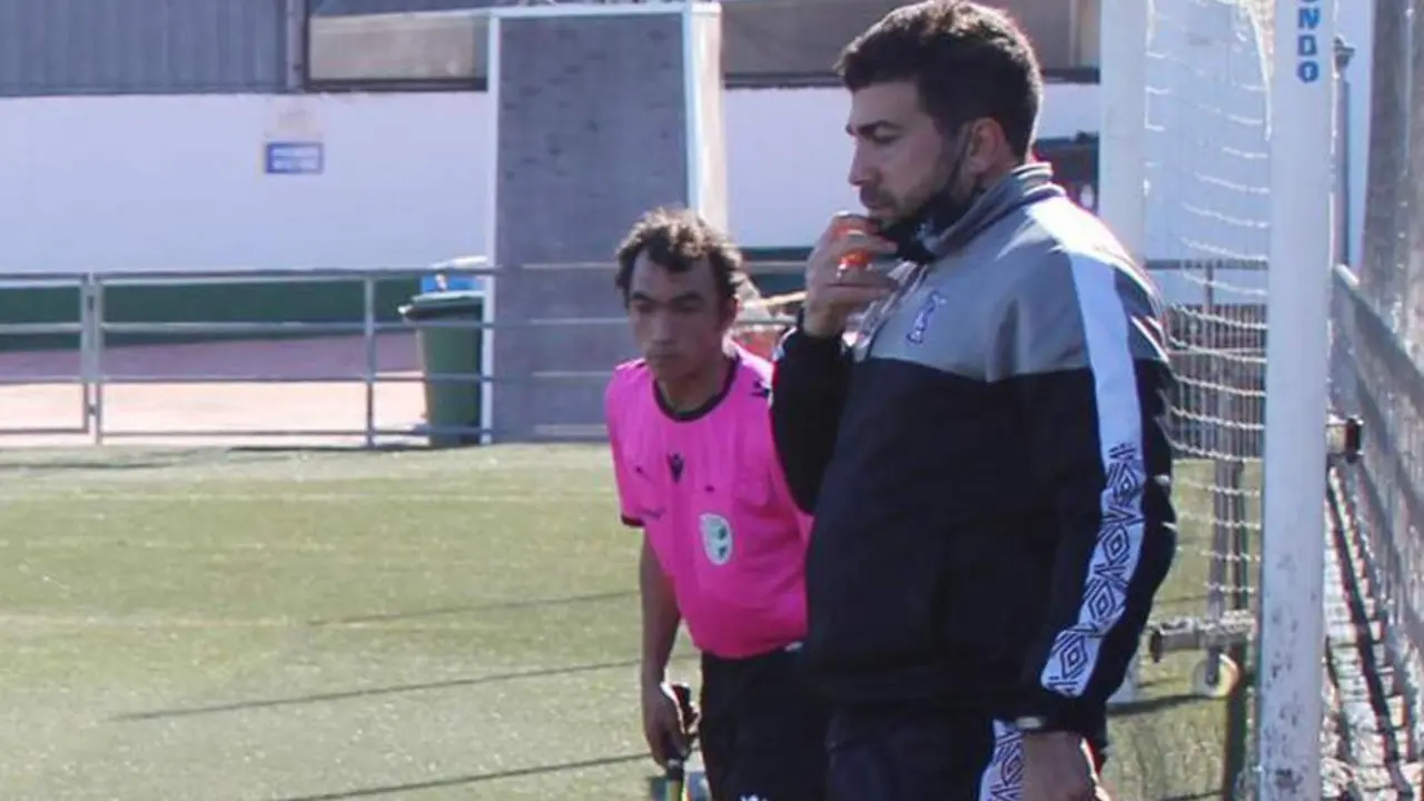 Baldo, entrenador del Atl&eacute;tico Sanluque&ntilde;o - Ra&uacute;l J. Bustillos