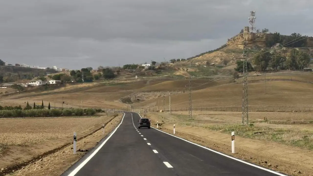 Imagen de la carretera A-380. - JUNTA DE ANDALUC&Iacute;A