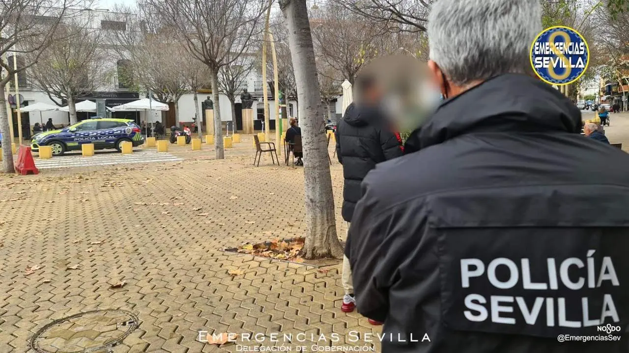 La identificaci&oacute;n por parte de la Polic&iacute;a Local. - @EmergenciasSev